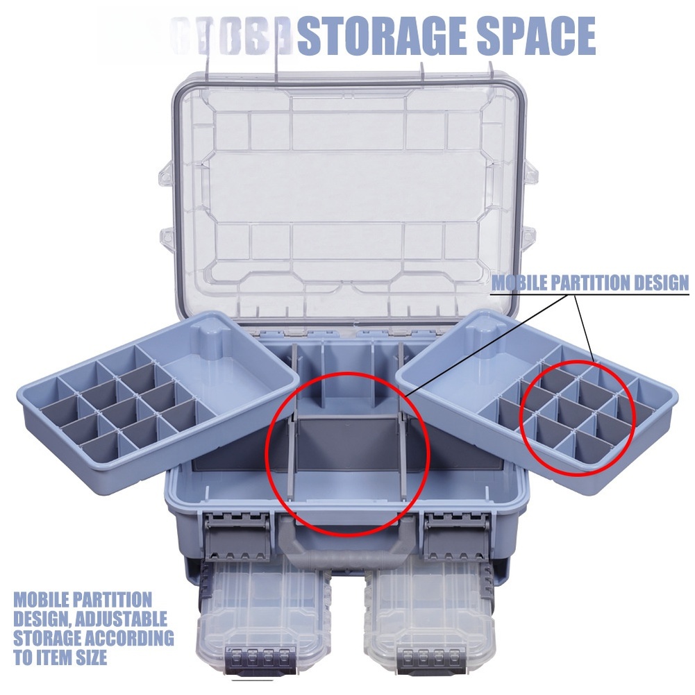 Fishing Equipment Storage - 1 قطعة مقاوم للماء طبقة مزدوجة