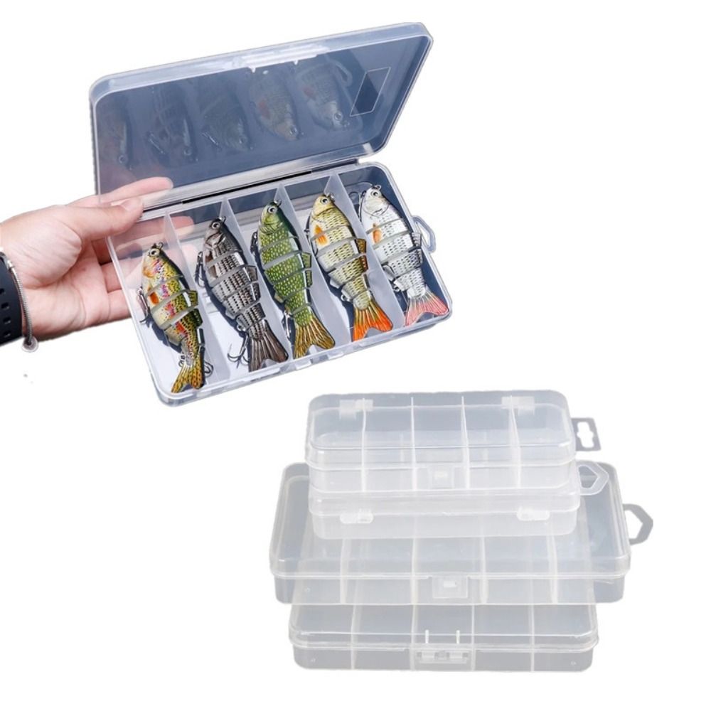 1/3 قطع من صناديق الطعم البلاس - مراجعة Fishing Equipment Storage وسعره