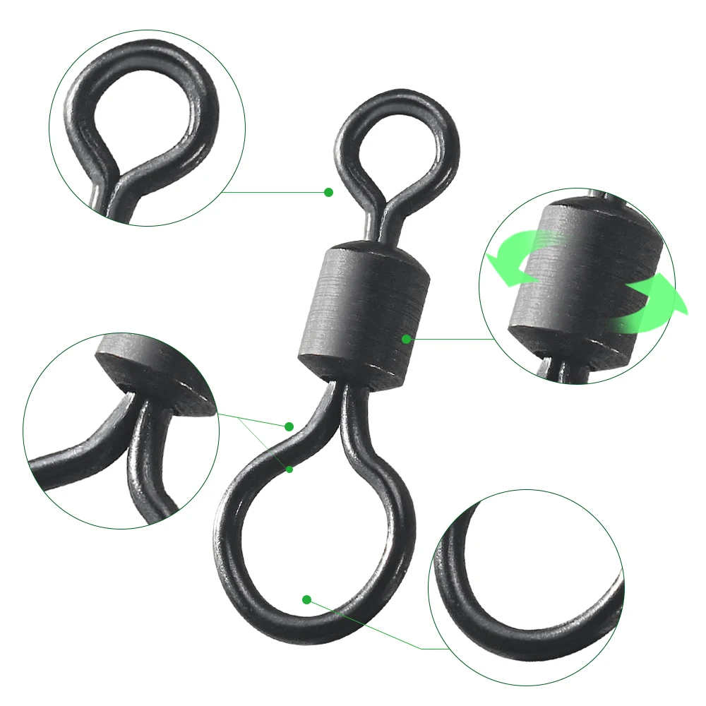 100 قطعة من دوارات صيد الكارب  - مراجعة Fishing Equipment And Accessories وسعره