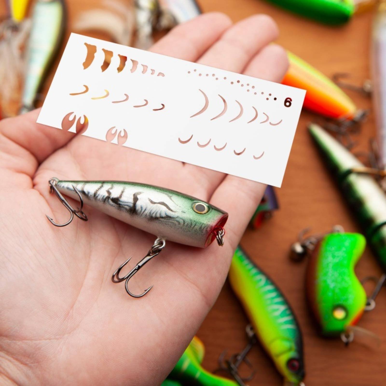 قالب رسم الطعم الصناعي، قالب ر - مراجعة Fishing Lure وسعره