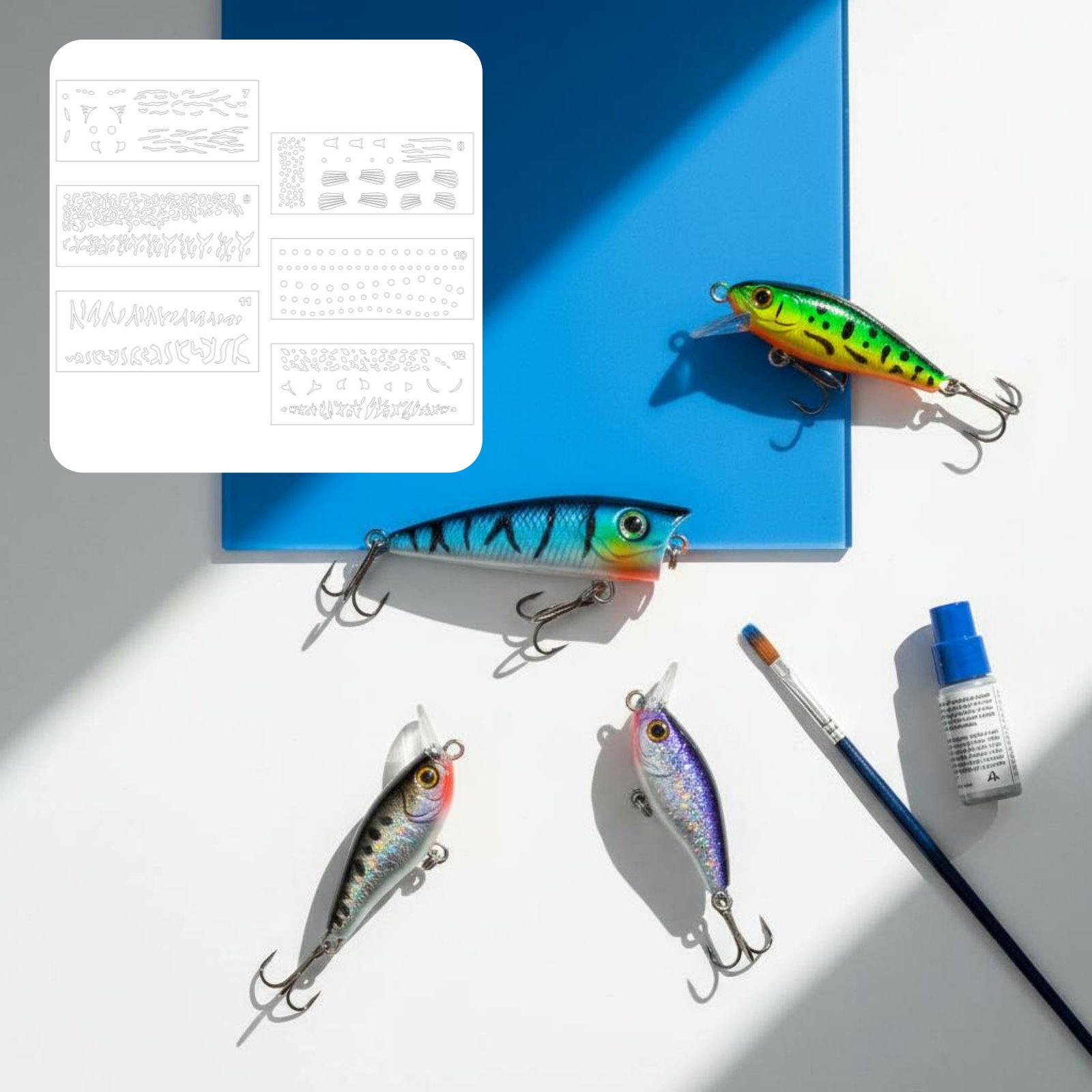 قالب رسم الطعم الصناعي، قالب ر - مراجعة Fishing Lure وسعره